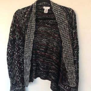 NWOT Zumiez patterned cardigan